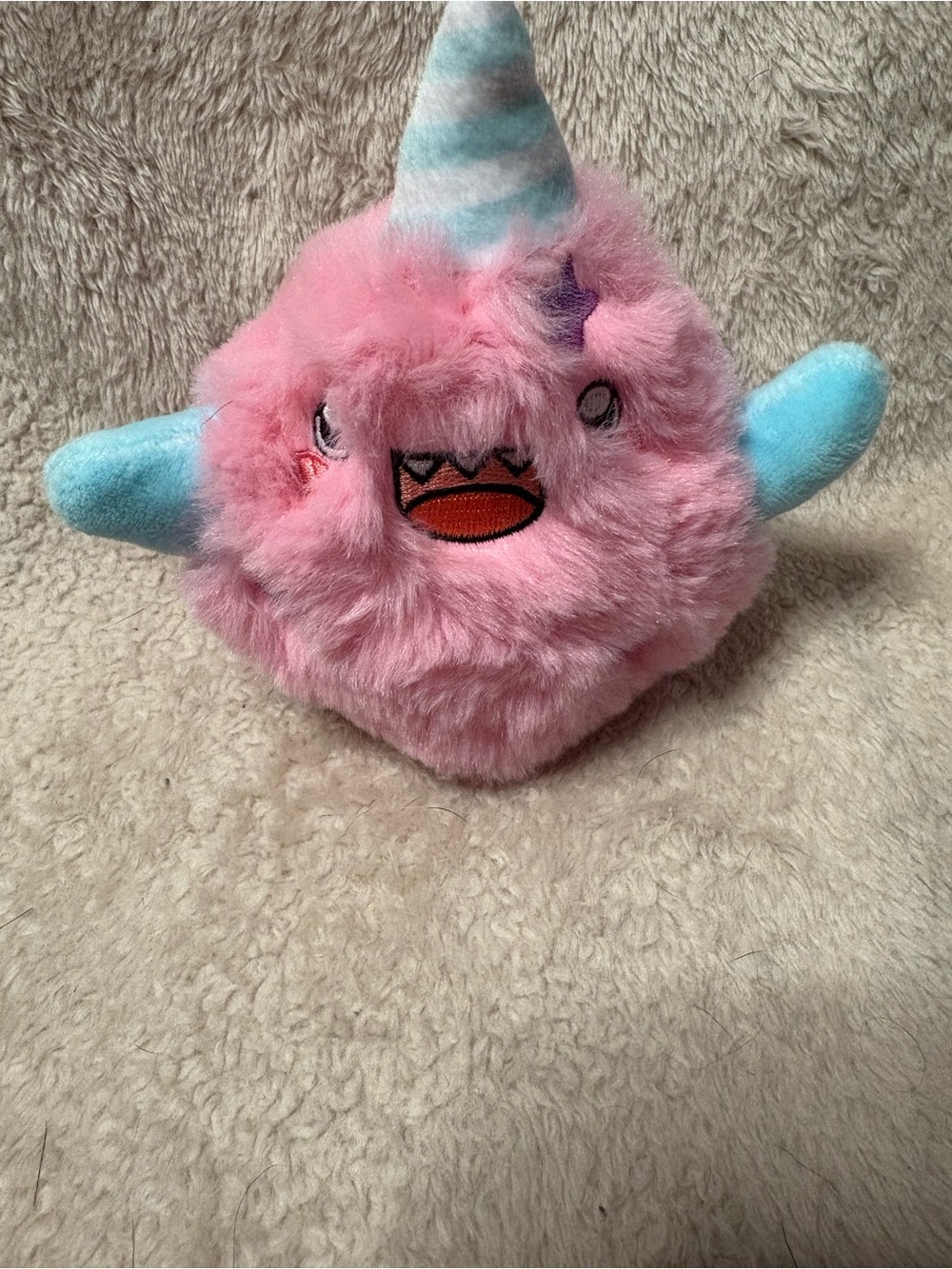 💕 LankyBox Pink & Blue Horned Monster Plush - HTF 2023
